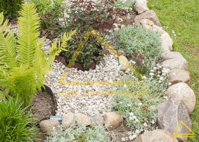 حیاط سازی ساده و شیک