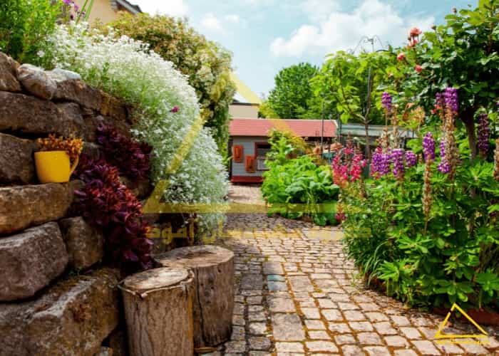 محوطه سازی ویلا لوکس