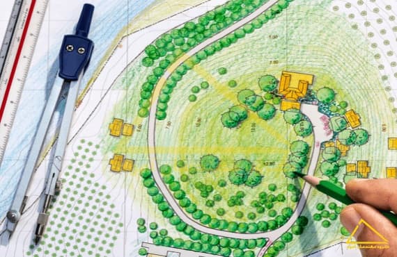 محوطه سازی ویلا